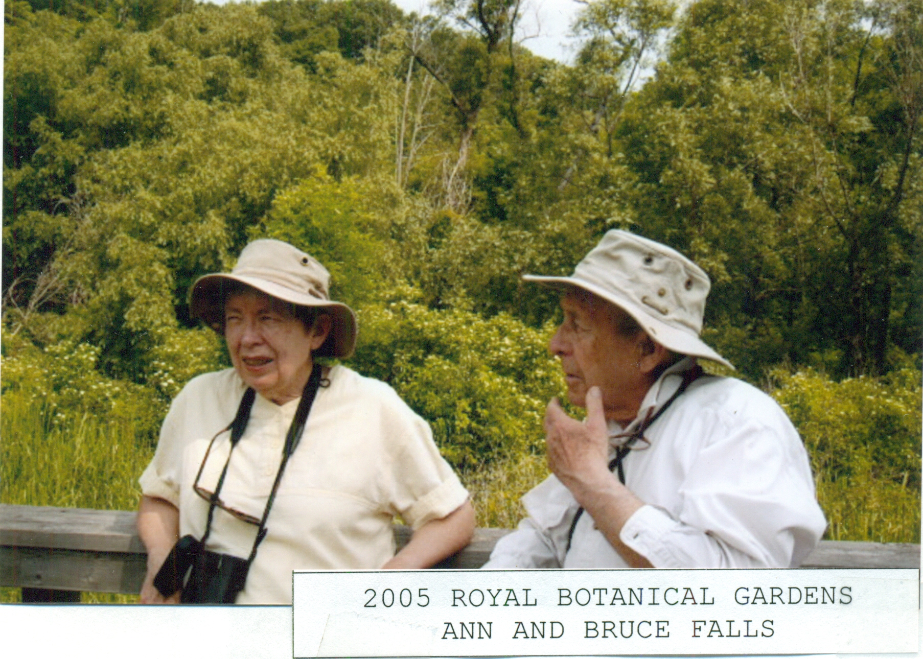 Bruce and Ann Falls, RBG , 2005